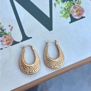 Beautiful 14kg hoop earrings